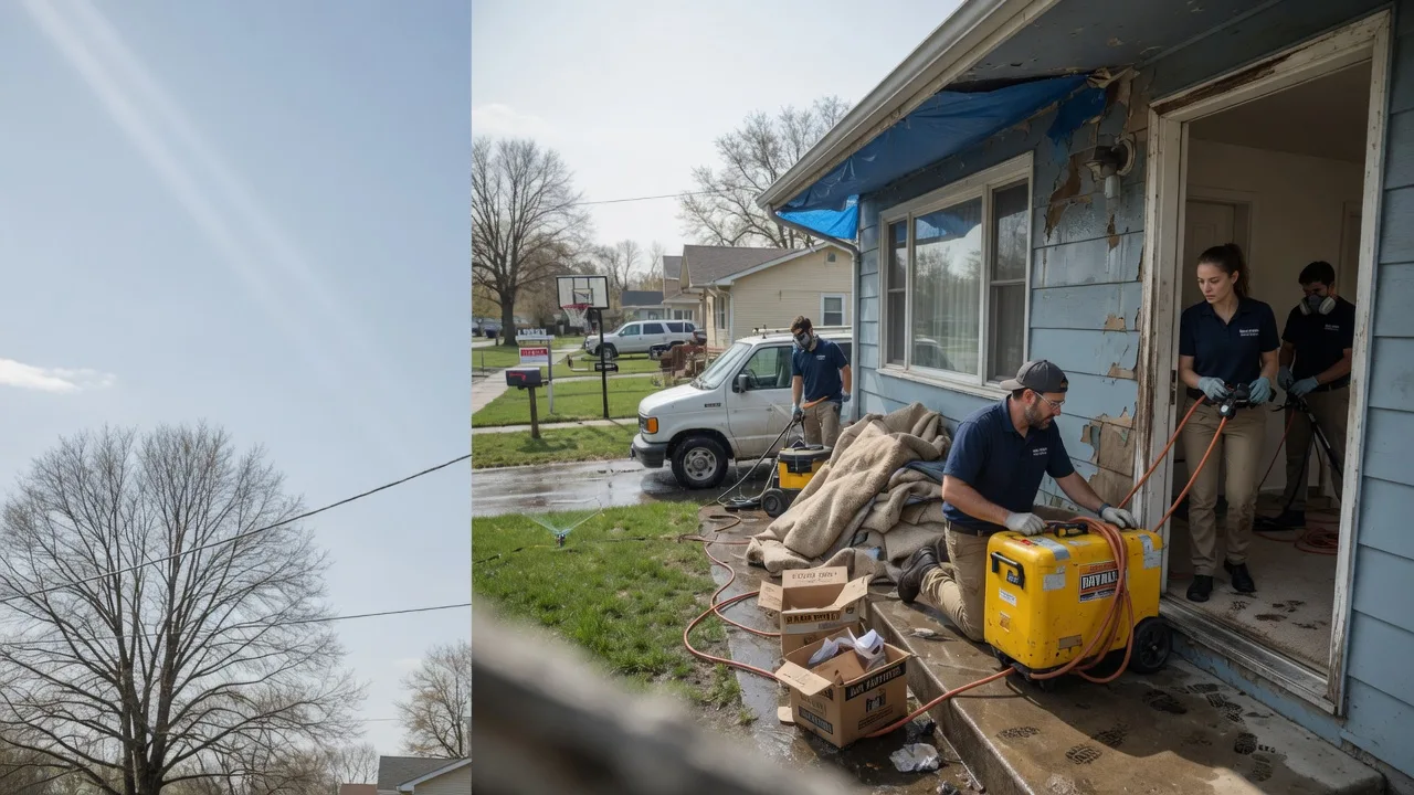 Basement Flood Cleanup in Olney, IL near me